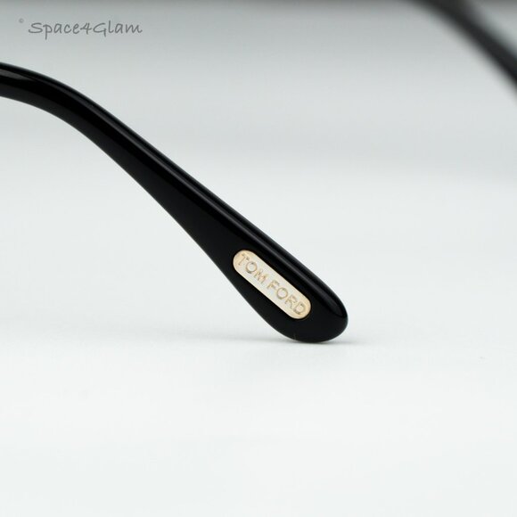 Tom Ford Women Eyeglasses Black Demo Square FT5505 001 NEW AUTHENTIC - Picture 7 of 10